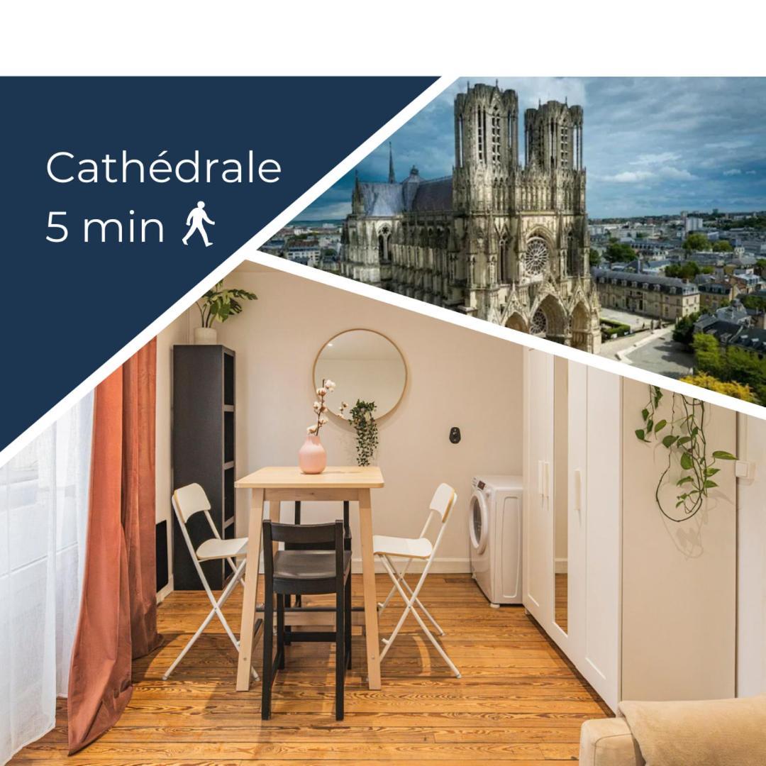 Appartement Cosy Proche Cathedrale Reims Exterior foto